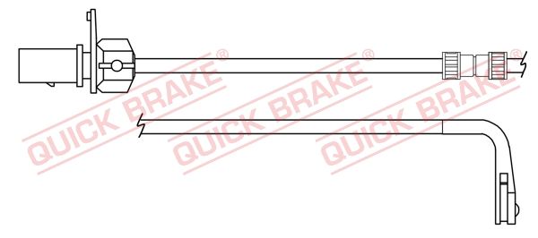 QUICK BRAKE Indikators, Bremžu uzliku nodilums WS 0391 A
